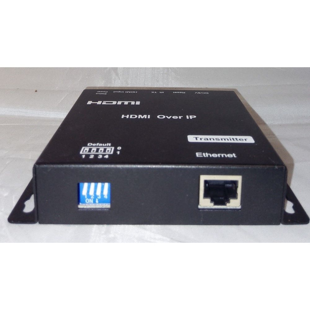 HDMI Over IP Transmitter, Ethernet, Receiver, IR Rx, HDMI Output