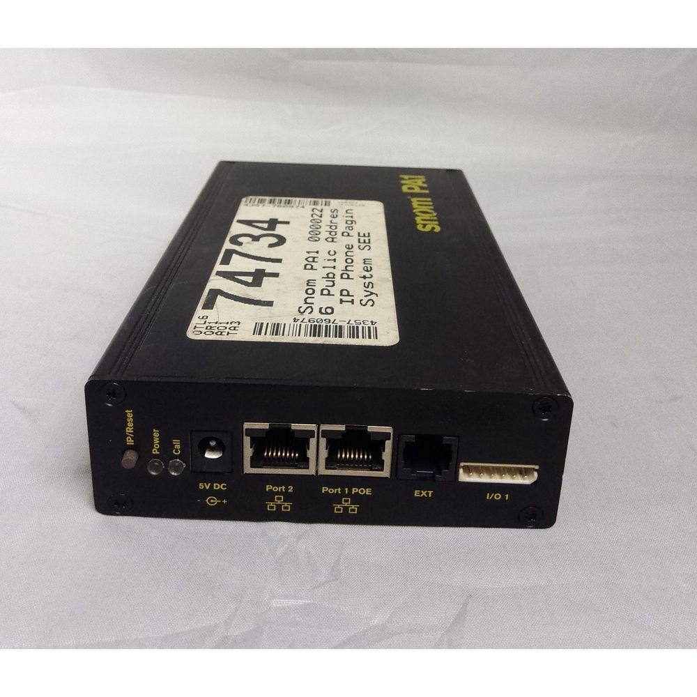 snom pa1 public address system