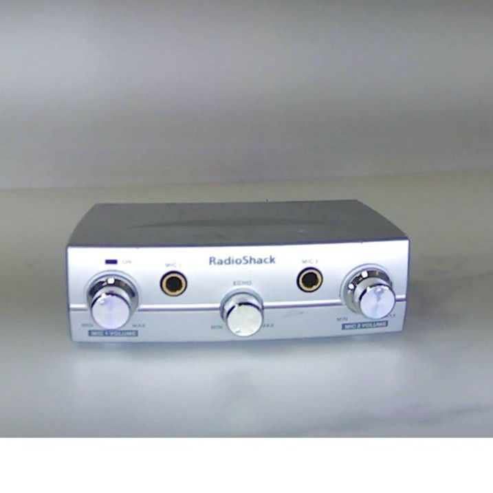 RadioShack Karaoke Mixer Dual Microphone Input Sound Mixer