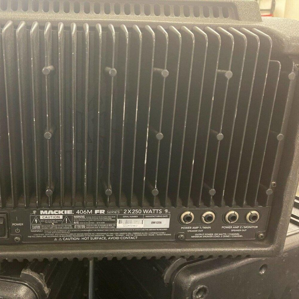 Mackie 406M FR Series 2 x 250 Watt 6-Channel Powered PA Mixer Head