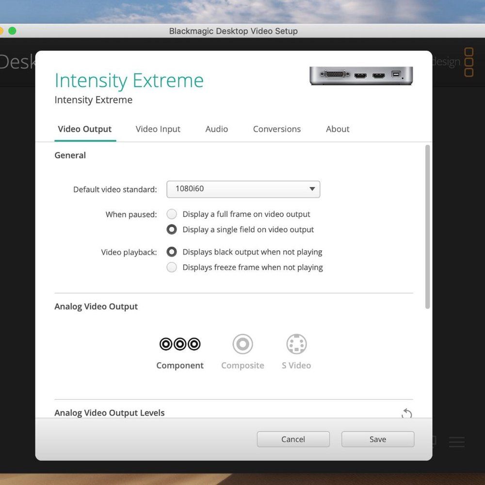 Blackmagic Design Intensity Extreme HDMI  Capture & Playback Thunderbolt