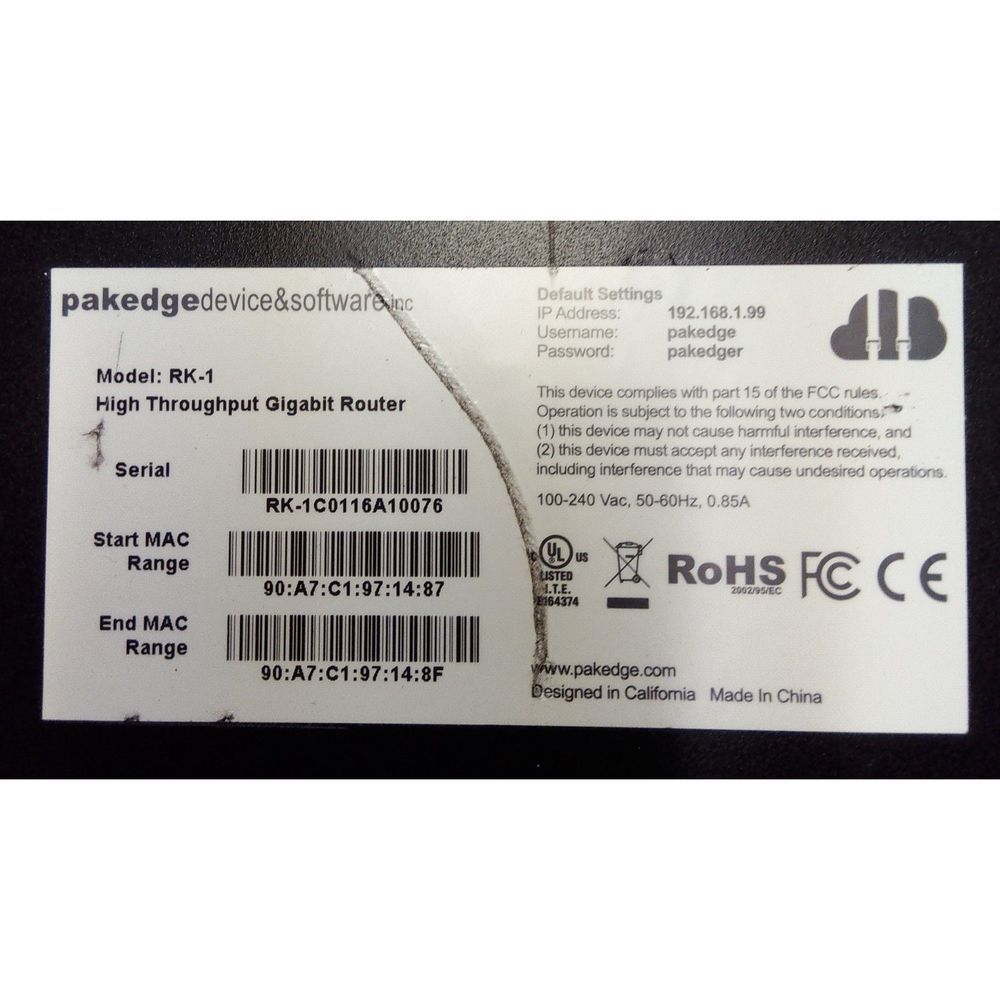 pakedge device software RK-1 Dual-WAN Gigabit Router high-performance networking