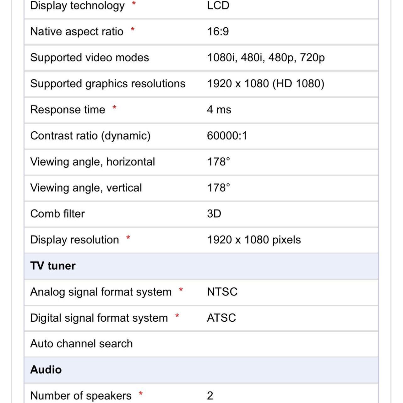 LG TV HD 42” - Great like New 42LD340H 1080 with new fire tv stick