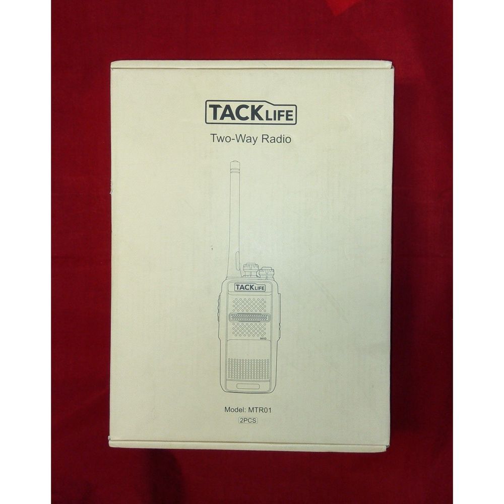 Tacklife Two-Way Radio MTR01 is a compact and affordable walkie-talkie