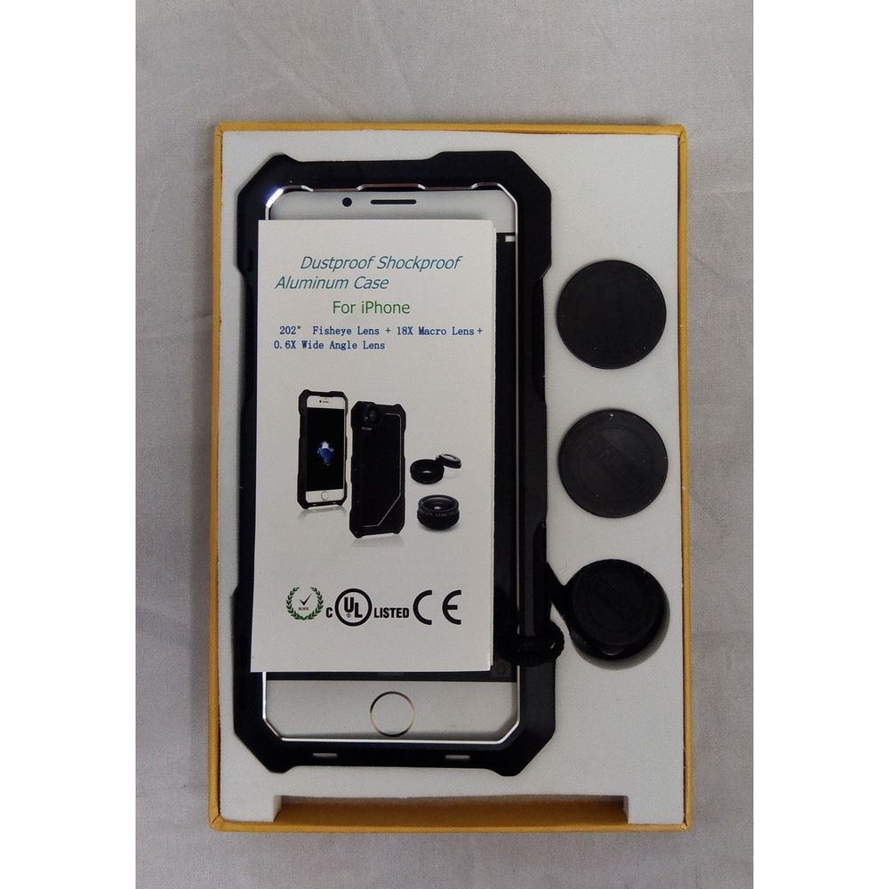 Heavy Duty Aluminum Case For iPhone 202 Fisheye Lens