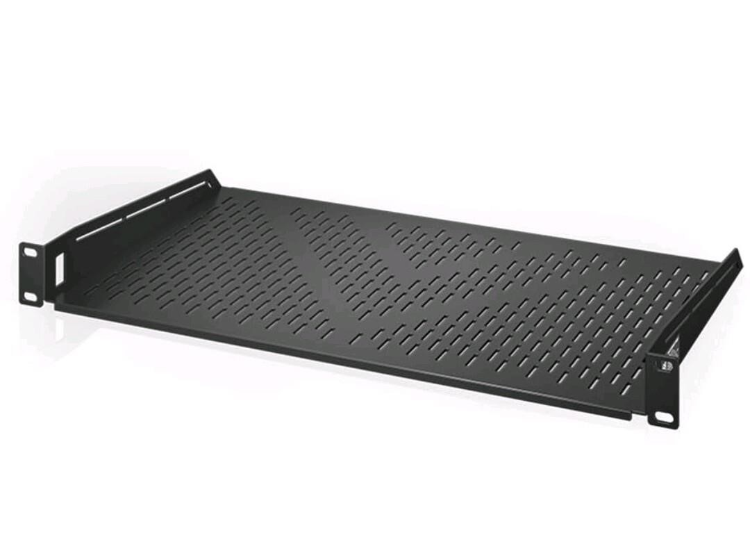 Vented Cantilever 1U Universal Rack Shelf,
