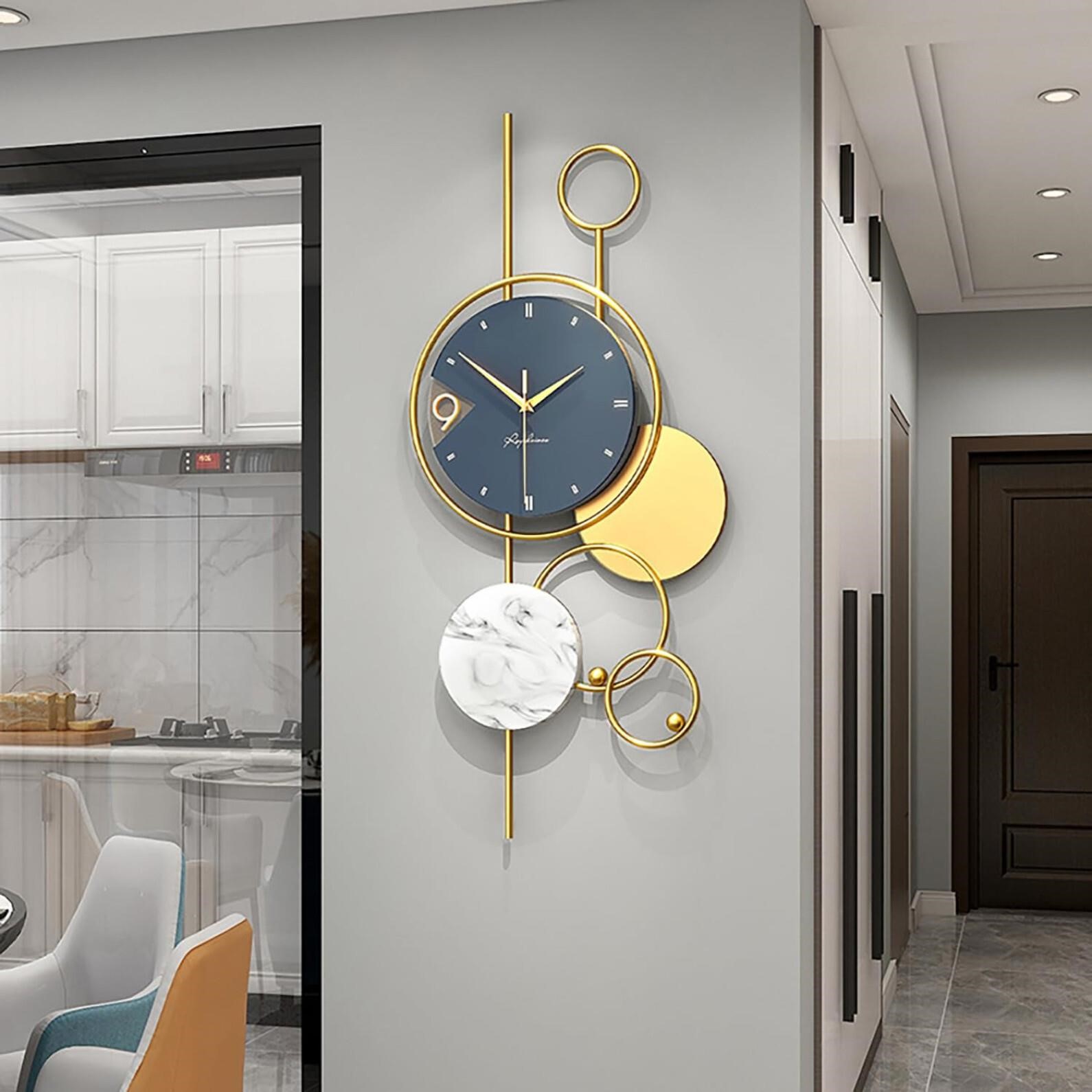 Lenikf Large Modern Wall Clock for Living Room Dec