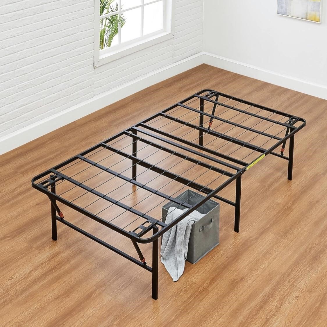 Foldable Metal Platform Bed Frame
