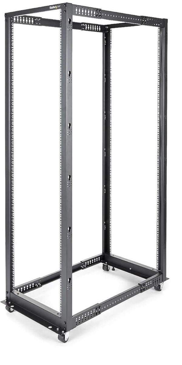 4-Post 42U Mobile Open Frame Server Rack