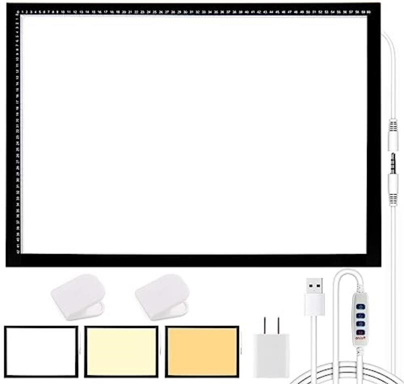 Upgraded A2 Light Pad, 3-Color Light Diamond Pain