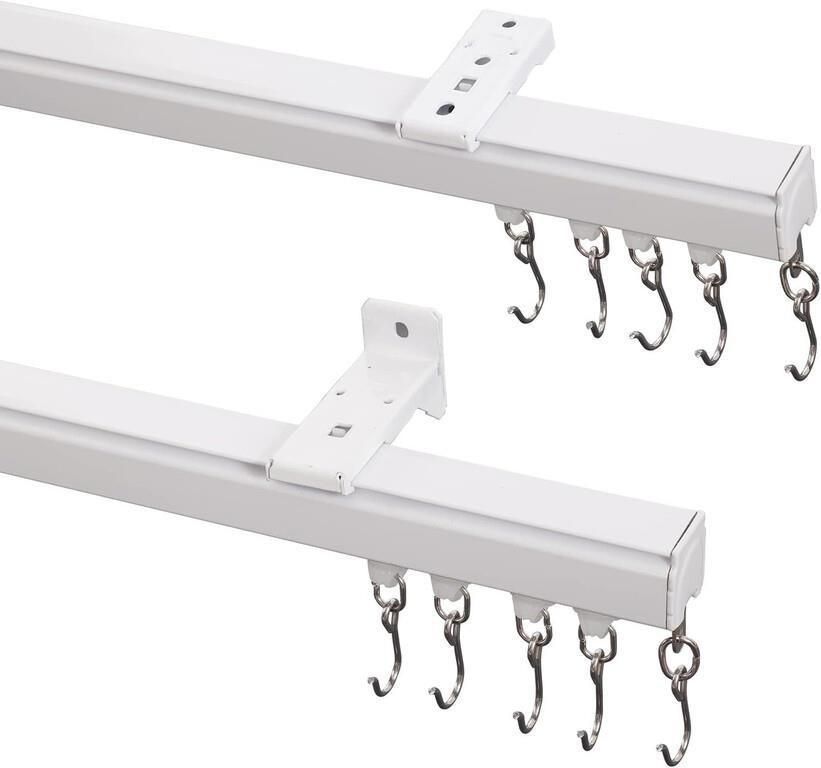 ChadMade Ceiling Track Kit with Hooks, Wall Mount