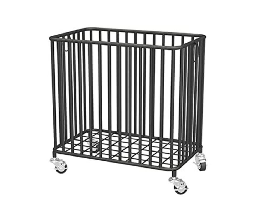 Rolling Laundry Hamper with Wheels, Large-size, M