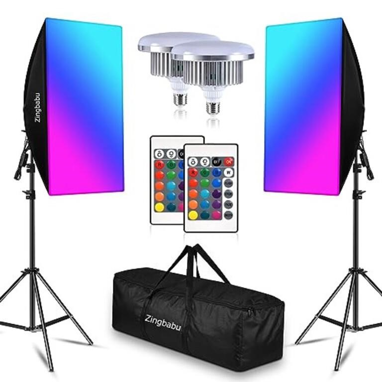 Softbox Lighting Kit, Zingbabu Photography Lighti