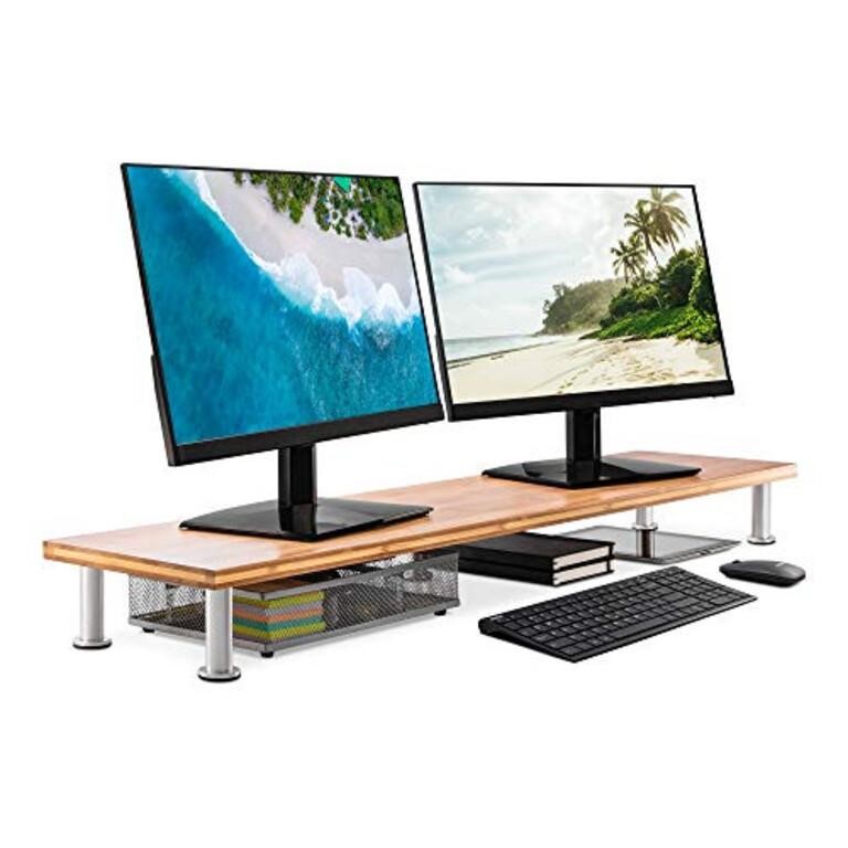 Dual Monitor Mount for 2 Monitors, Large Monitor