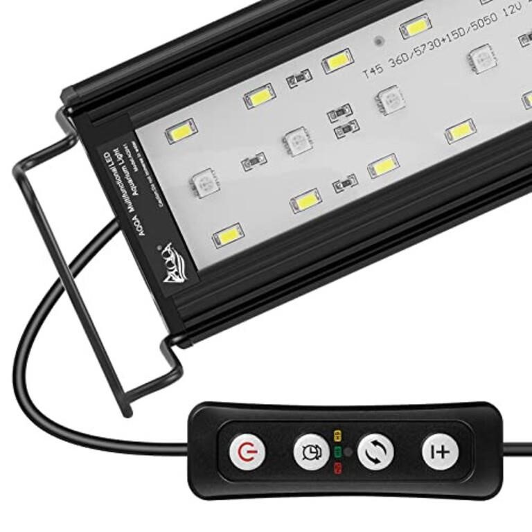 AQQA Aquarium Light with 14 Fish Tank Light Modes