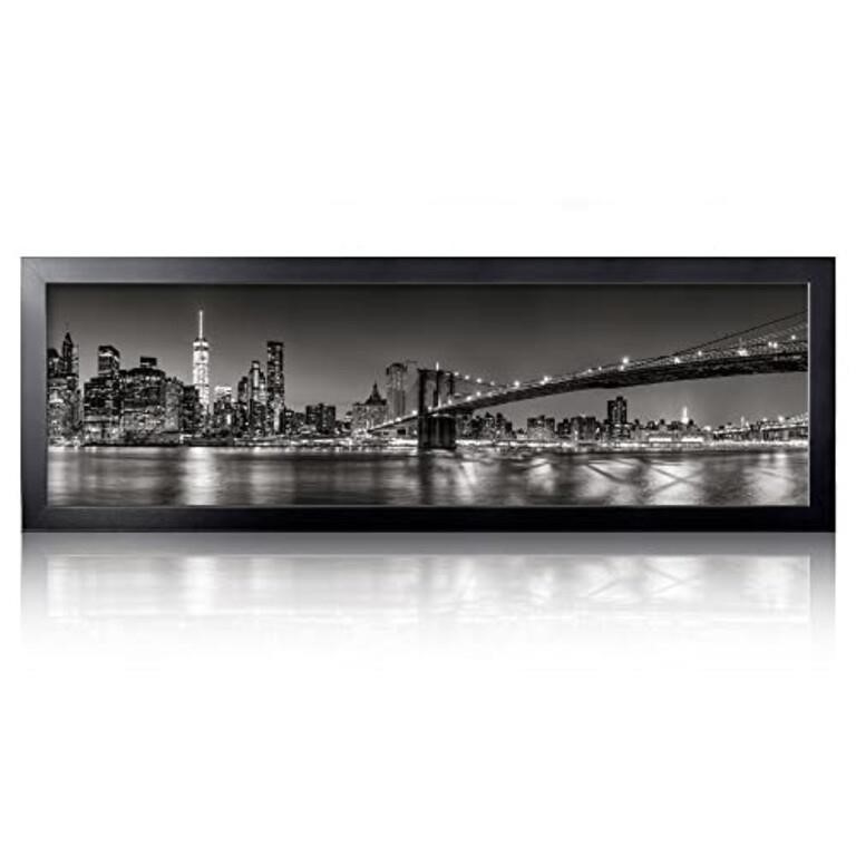 Annecy 13.5x40 Picture Frame Black(1 Pack), Panor