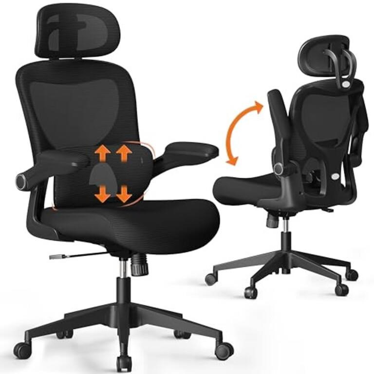 SUNNOW Mesh Office Chair, Ergonomic Desk Chair wi