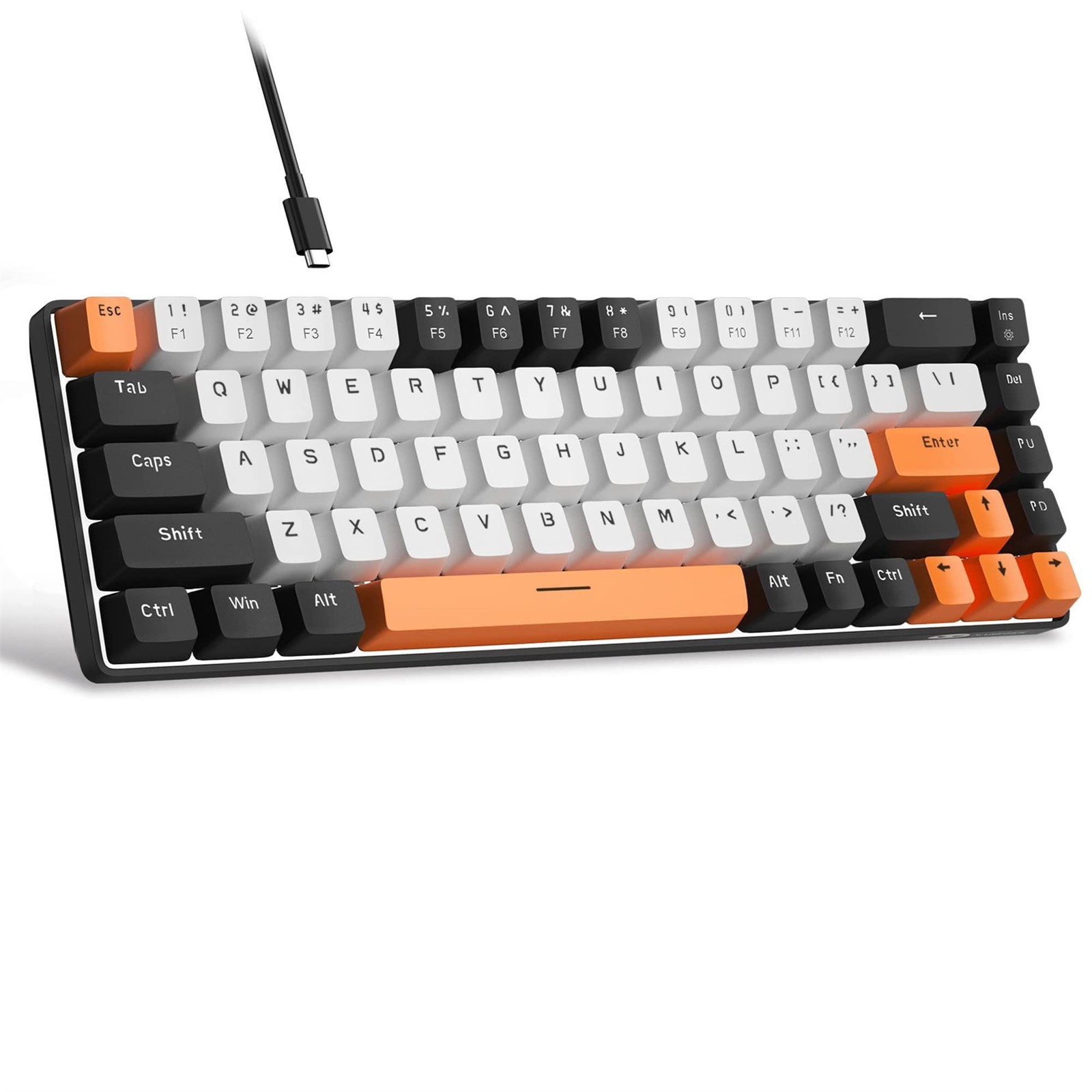 MageGee Portable 60% Mechanical Gaming Keyboard,