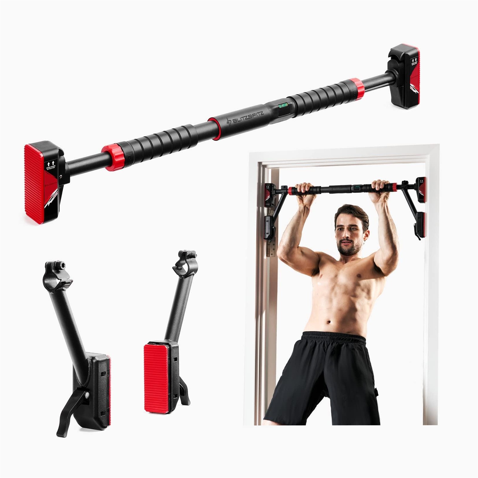 BLITZBFITZ Doorframe 880LBS Max Capacity Pull Up