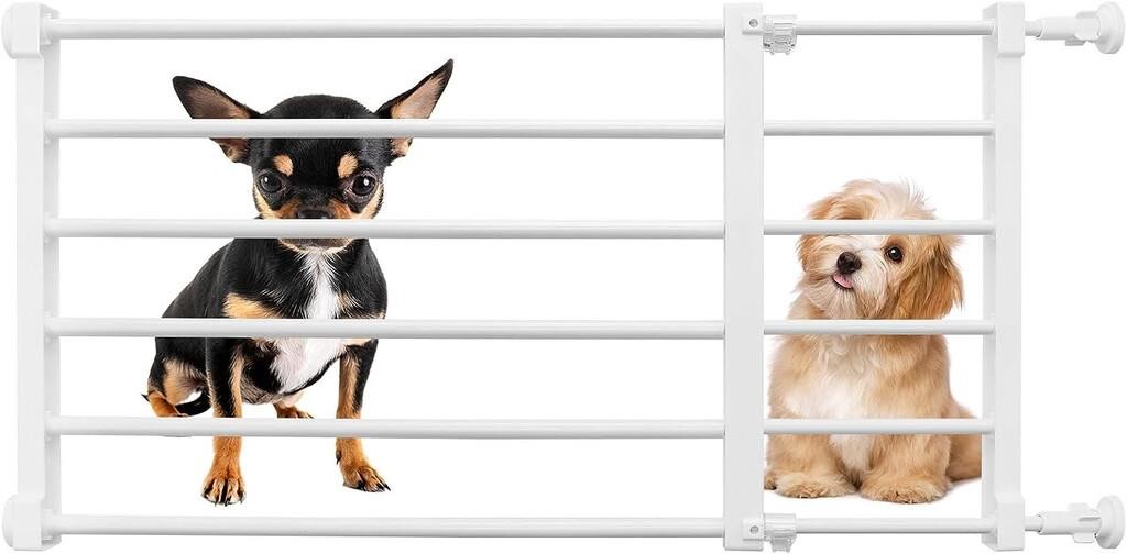 Small Dog Gate 22"-39.37" for Doorways to Step Ov