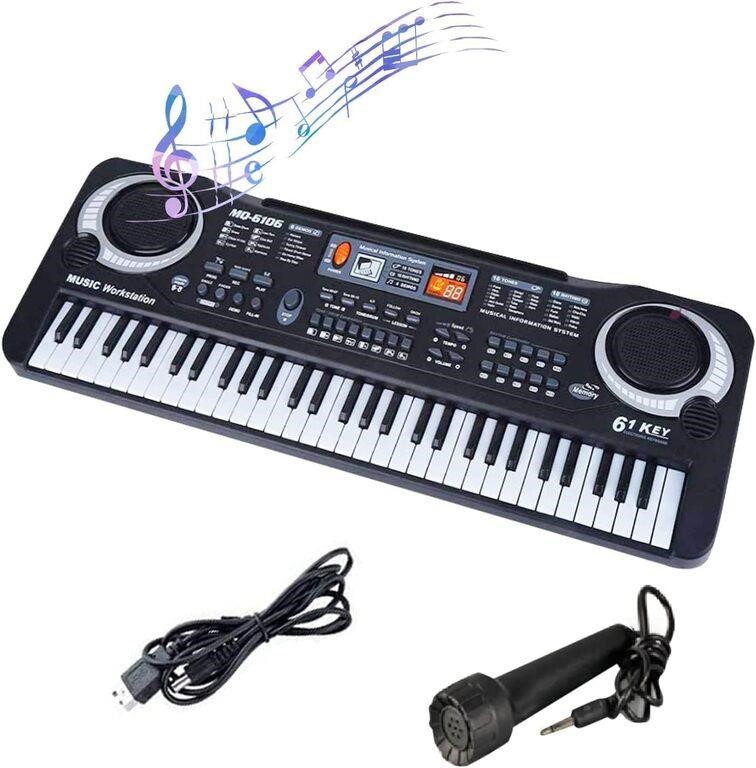 61 Key Digital Music Piano Keyboard for Kids