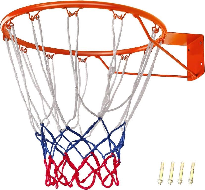 ANOWONA Basketball Rim Goal 18" Wall Door Mounted