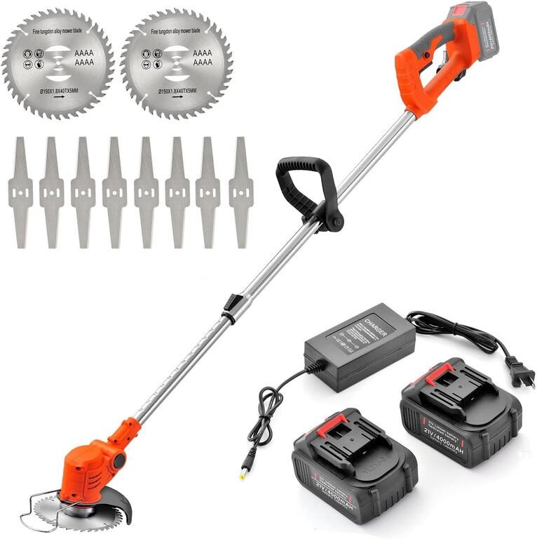 MAXMAN Weed Wacker Grass Trimmer/Edger Battery Po